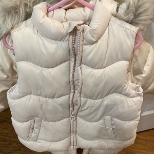 Off white puffy vest